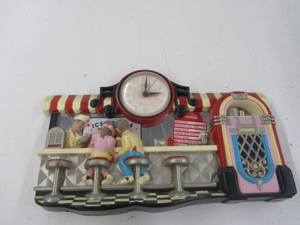 Coca-Cola Plastic Diner Clock