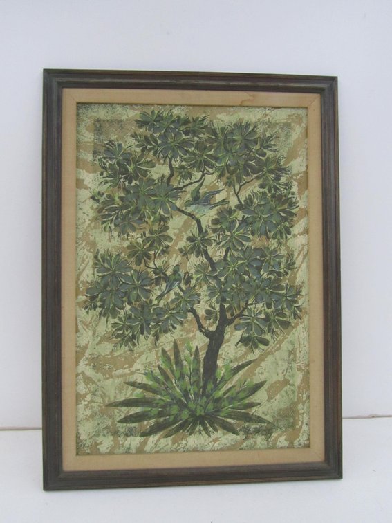 Lyn Howley Mid Century Serigraph Silkscreen