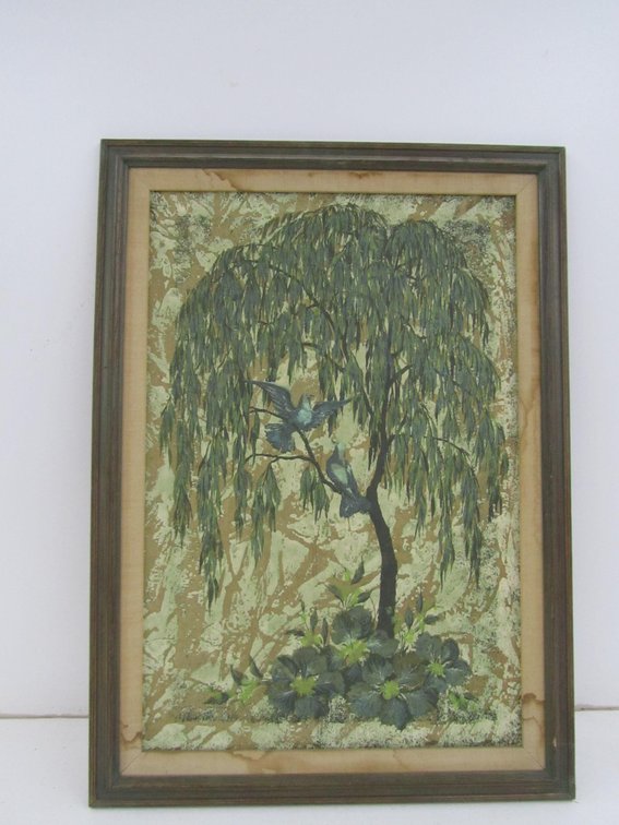 Lyn Howley Mid Century Serigraph Silkscreen