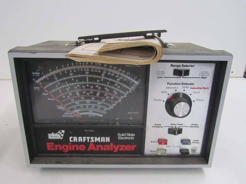 Sears Engine Analyzer