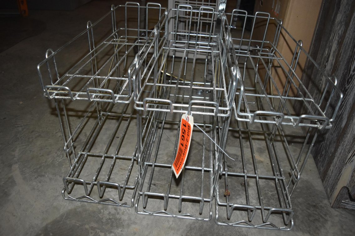 (3) Metal Racks