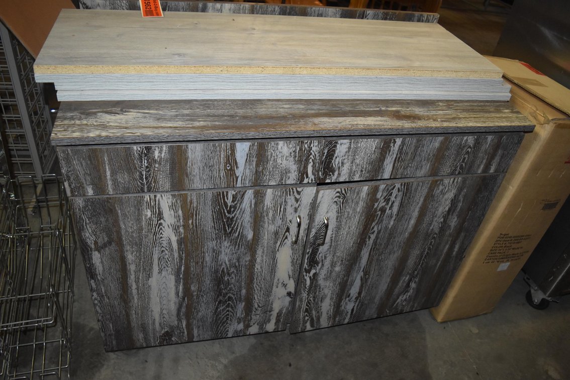 Wood Register Cabinet