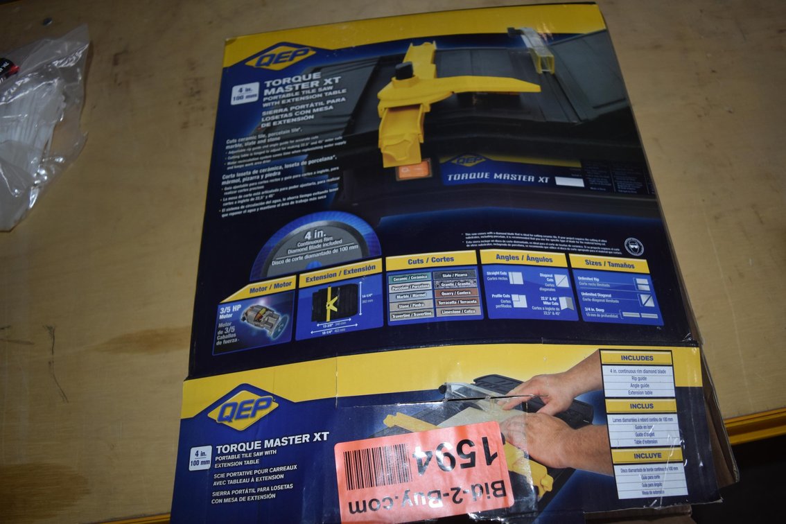 QEP Torque Master xT Tile Saw
