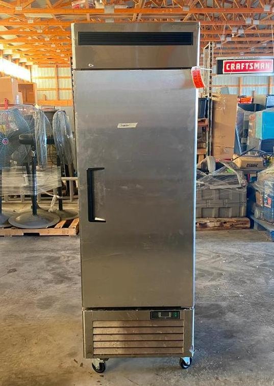 Bison Reach-In Freezer, on wheels
