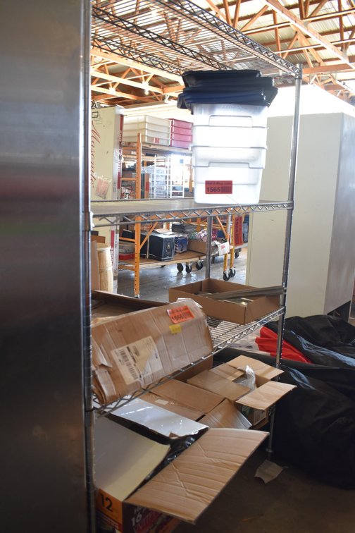 4-Tier NSF Wire Shelving on Wheels