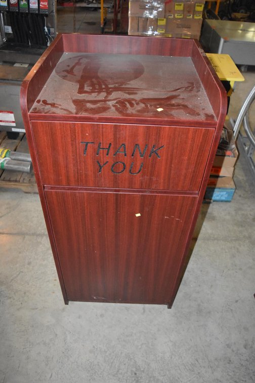 Restaurant Trash Receptacle