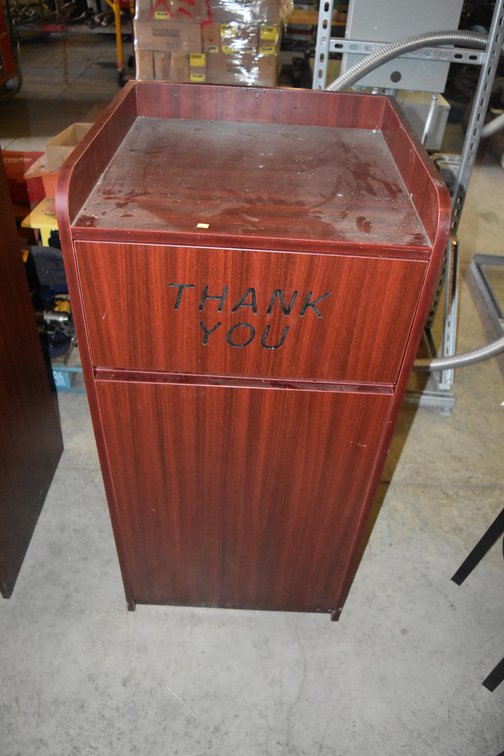 Restaurant Trash Receptacle