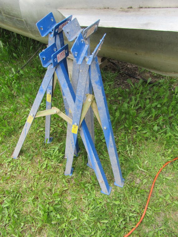 (4) Trojan Steel Saw Horse Brackets