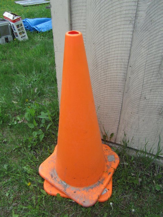 (2) Plastic Safety Cones