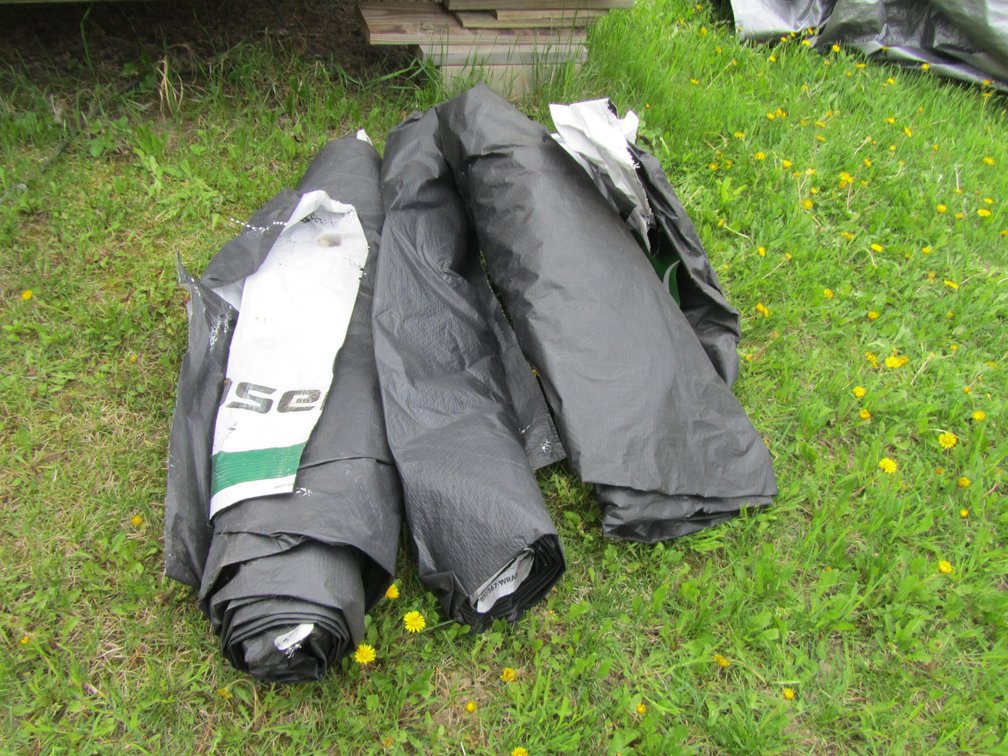 (3) Partial Rolls Of Tyvek