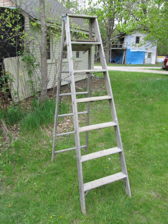 7' Wood Ladder
