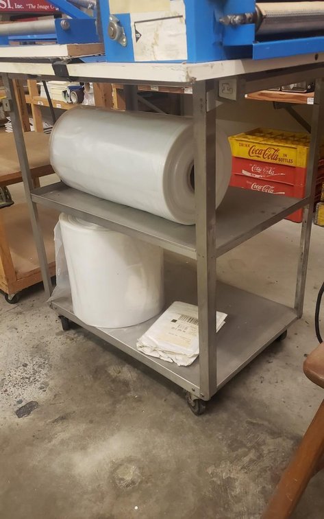 metal rolling cart