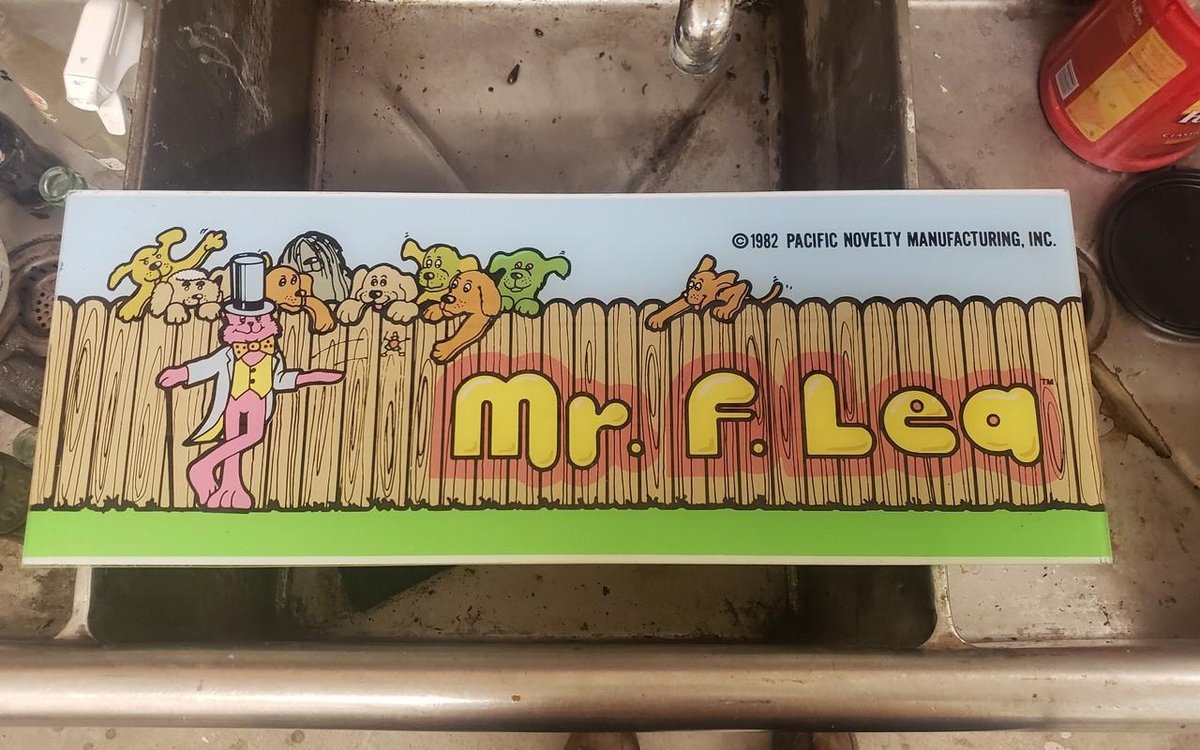 Mr. Flea Video game controller placard