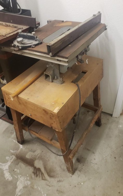 Cast Iron top Table saw