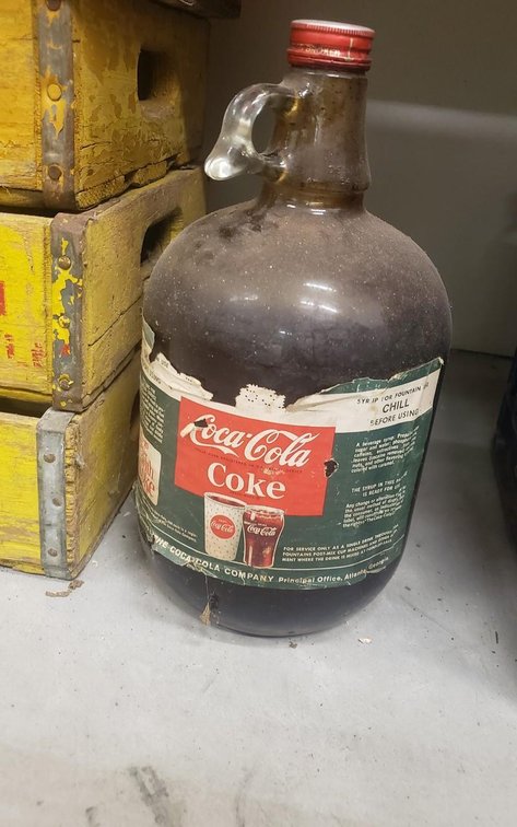 Vintage Gallon Coke bottle