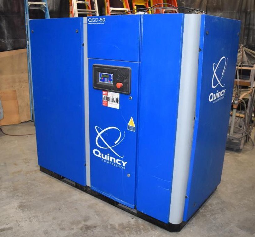 Quincy QGD-50 Compressor And Zeks HeatSink True Cycling Air Dryer
