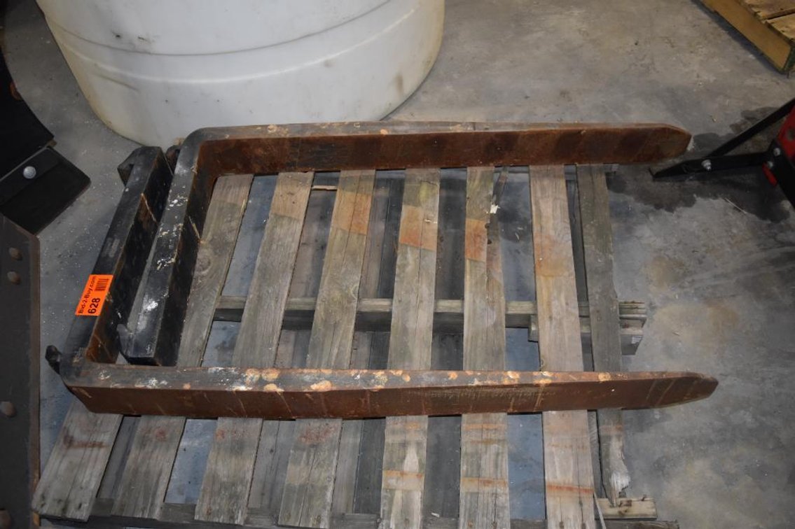 Pair Of Forklift Forks
