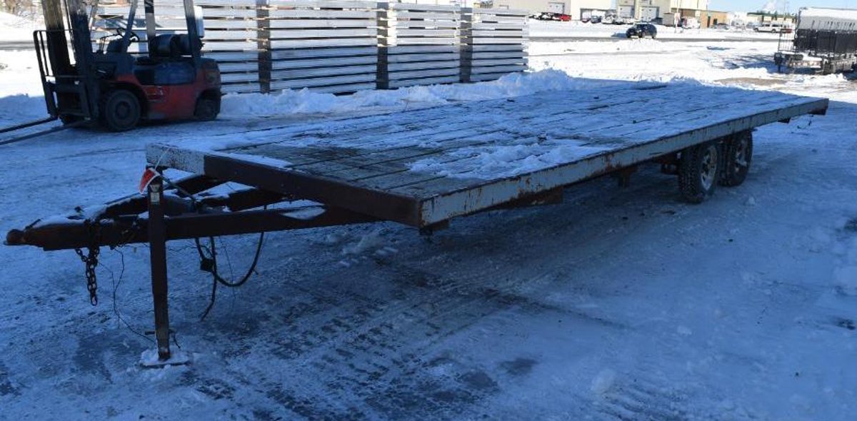 Homemade 24' Deckover Trailer
