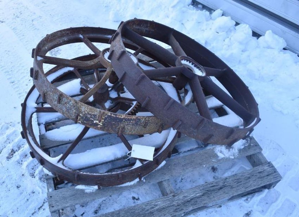 (3) 37" Steel Wheels