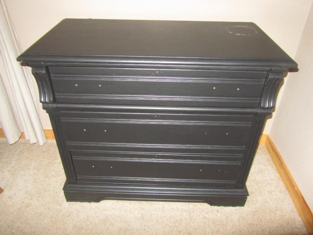 Black Wood Dresser
