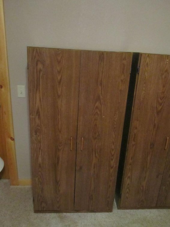 Wood Storage Cabinet