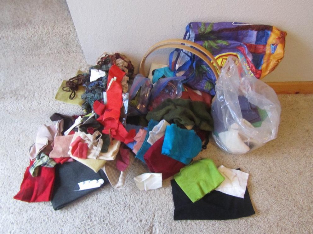 Large Lot of Wool Fabric