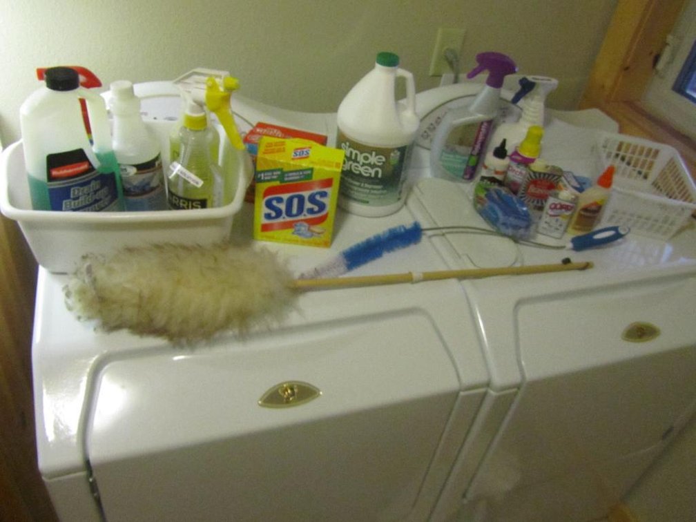 Lot of Assorted Cleaning Supplies