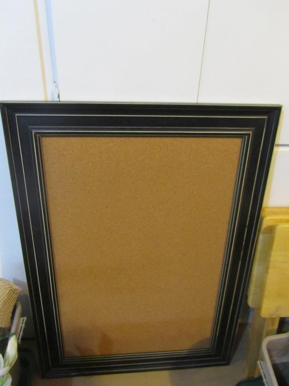 Cork Board And Picture Frame