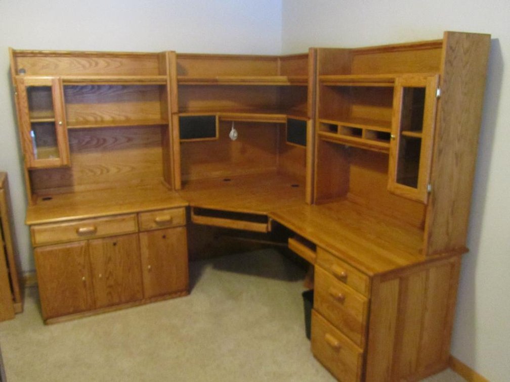 Large Oak Desk