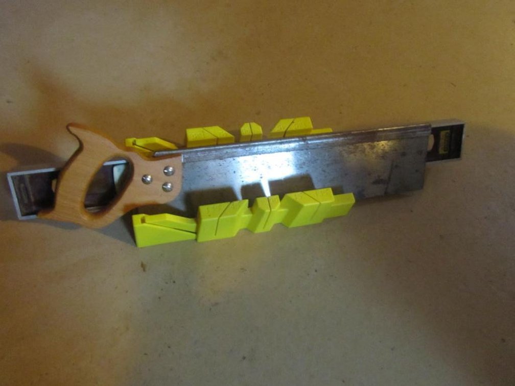 Miter Box And Level