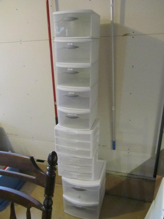 Lot Of Storage Bins