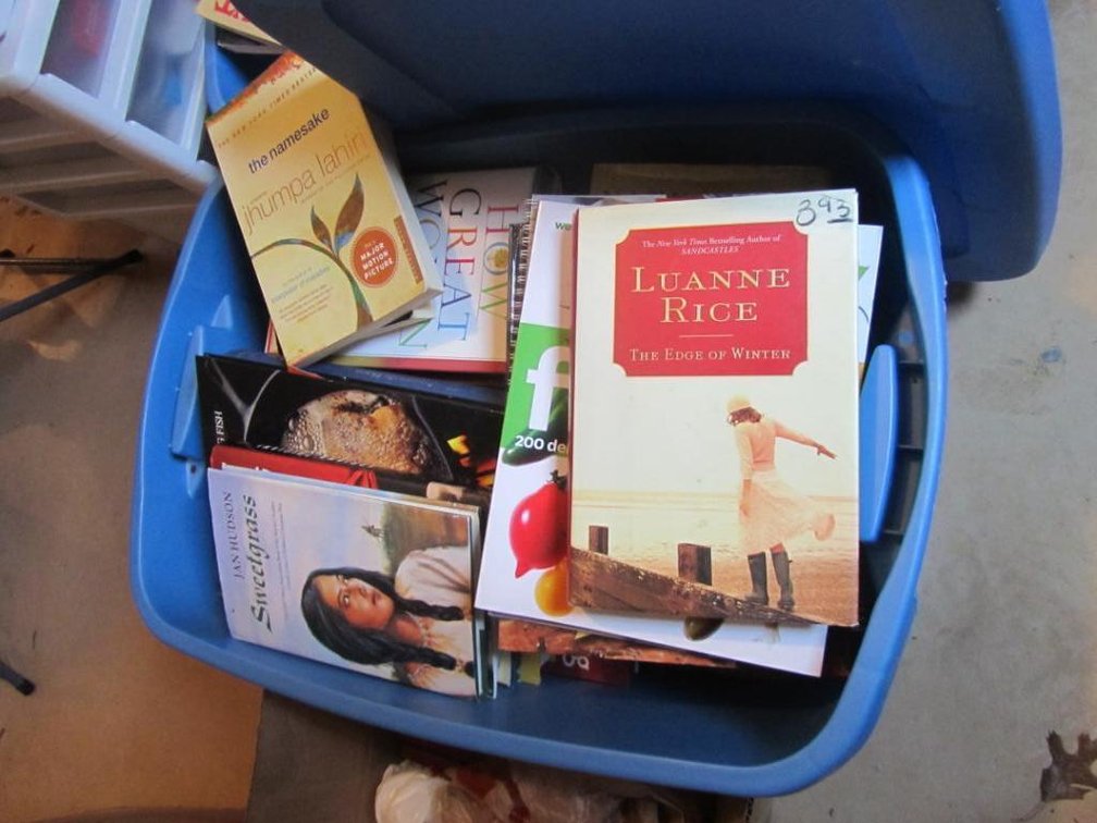 Large Tub Of Assorted Books