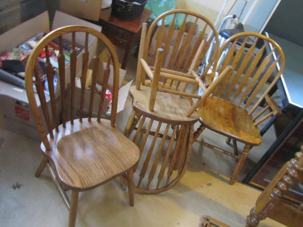 4 Wood Chairs