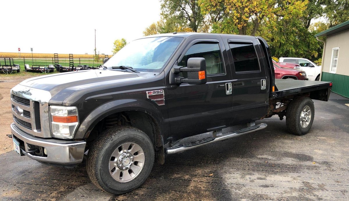 2008 F350 LARIAT SUPER DUTY 6.4 DIESEL *DELETED* AS-IS *1 YEAR OLD CM TRUCK BED*