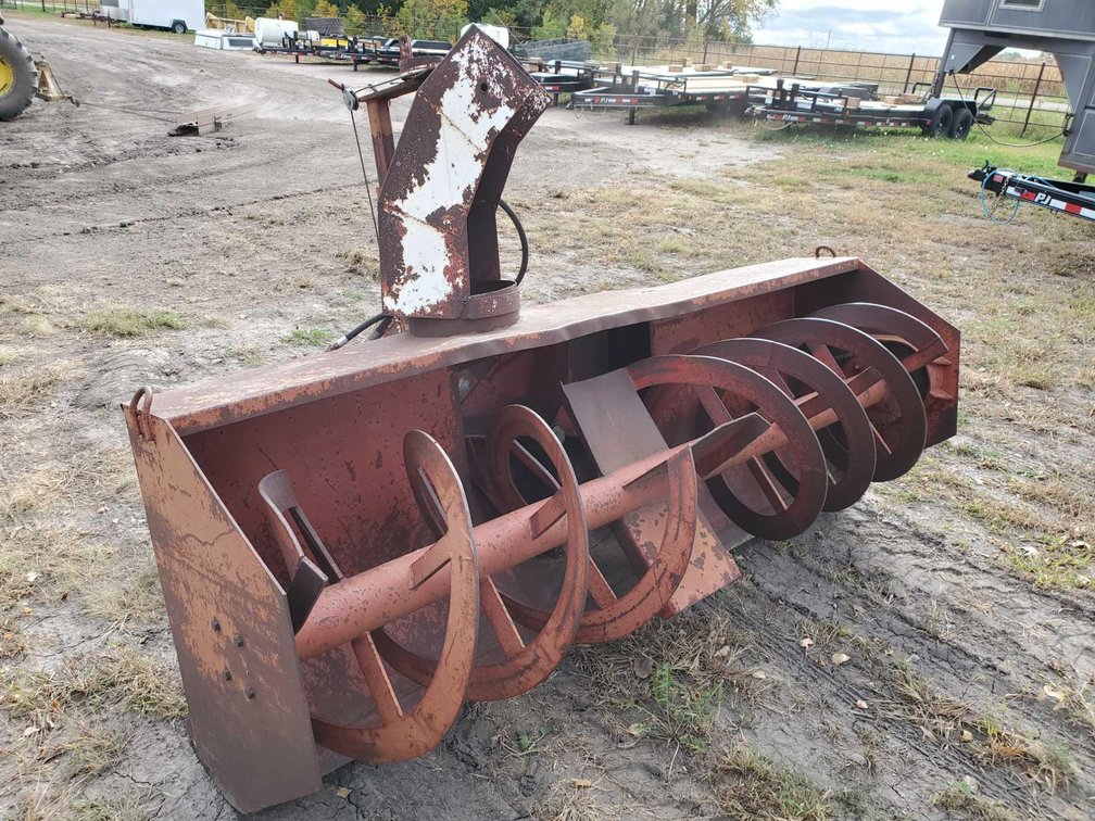 8' 3 POINT SNOW BLOWER WITH HEAVY DUTY 540 PTO SHAFT