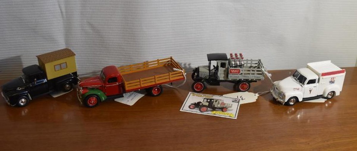 (4) Vintage Trucks Of Yester Year