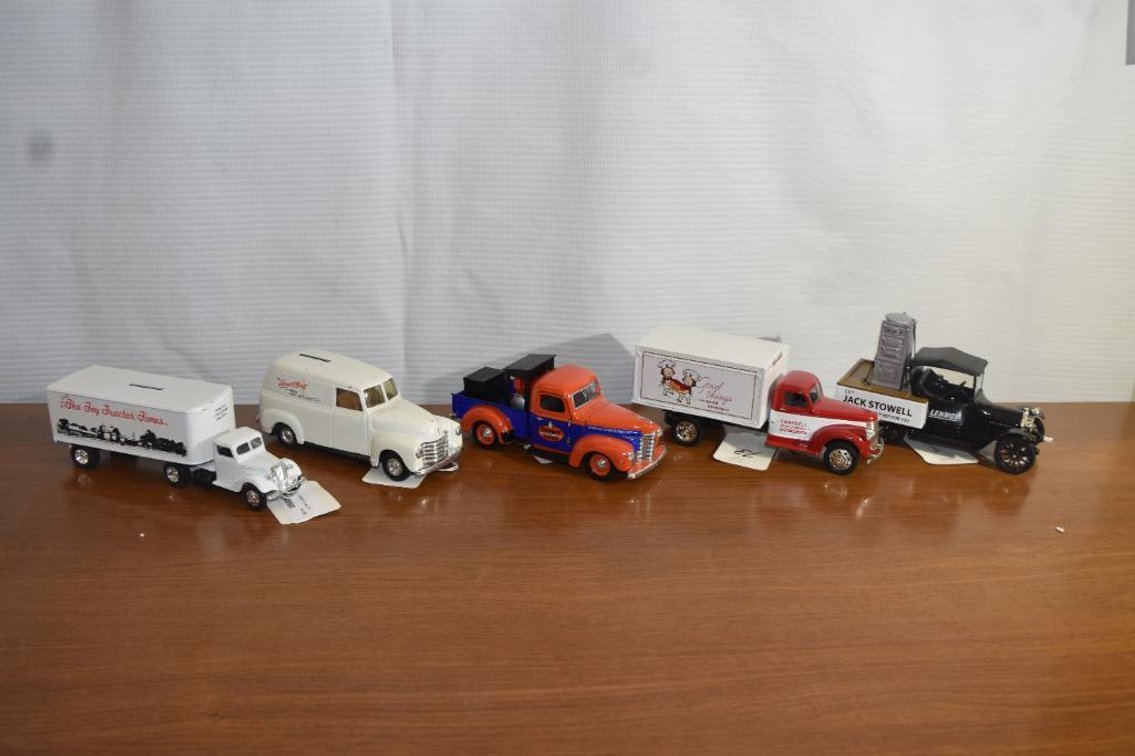 Ertl 1937 Ford Toy Tractor Times Semi Truck, Liberty Classic 1916 Studebaker Lennox Boiler Truck