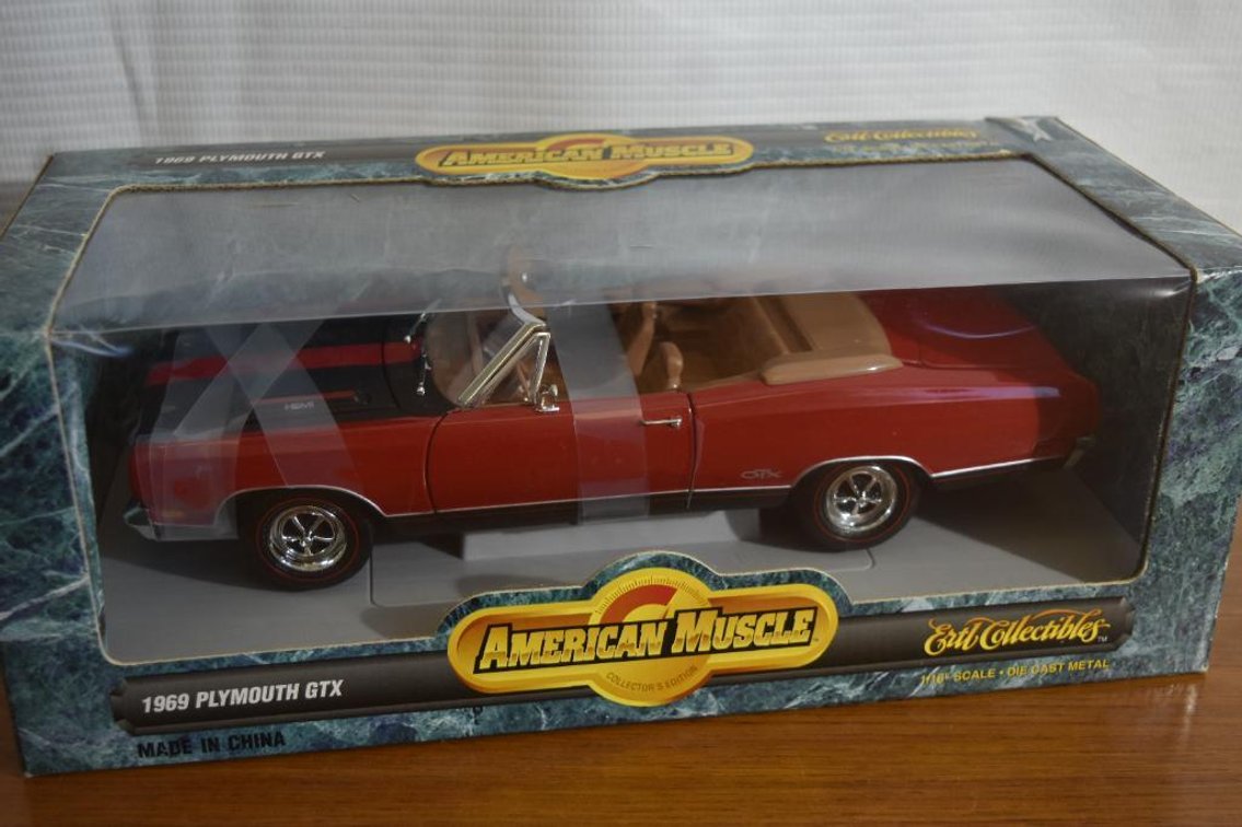 1969 American Muscle Plymouth GTX Convertible, 1/18 Scale
