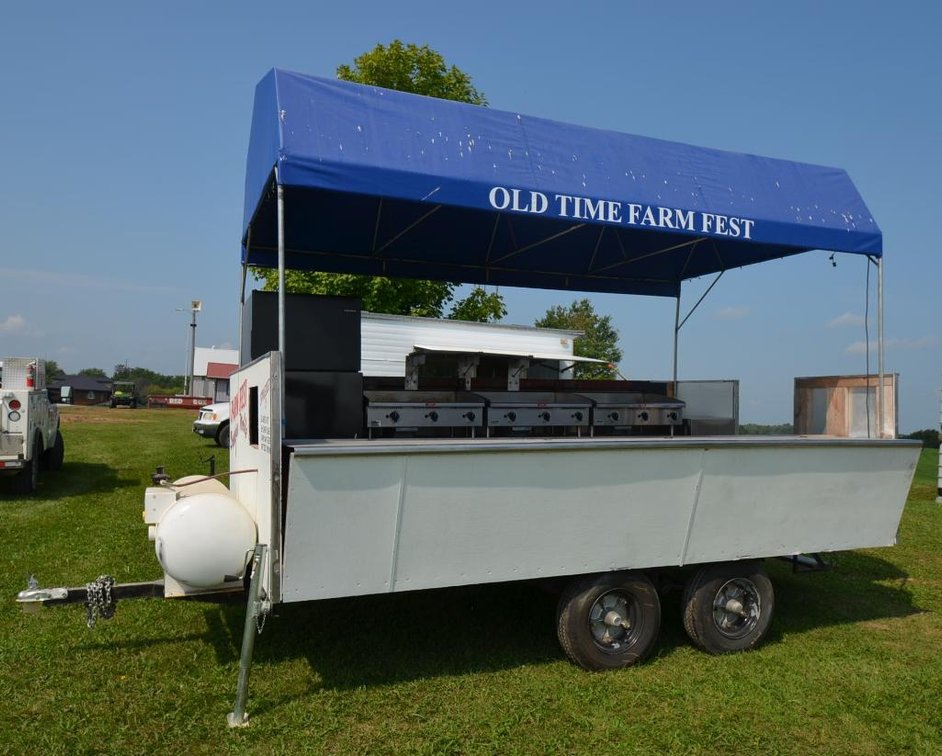 Homemade Food Preparation Trailer