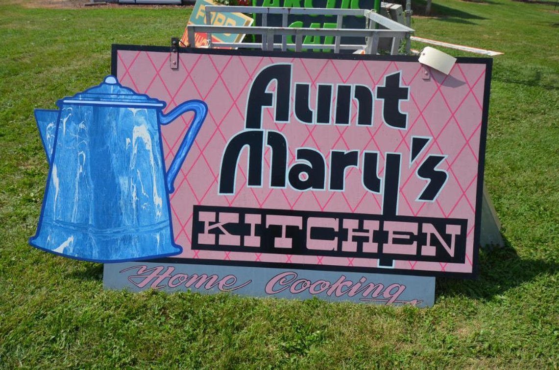 Aunt Mary Kitchen Wooden Sign