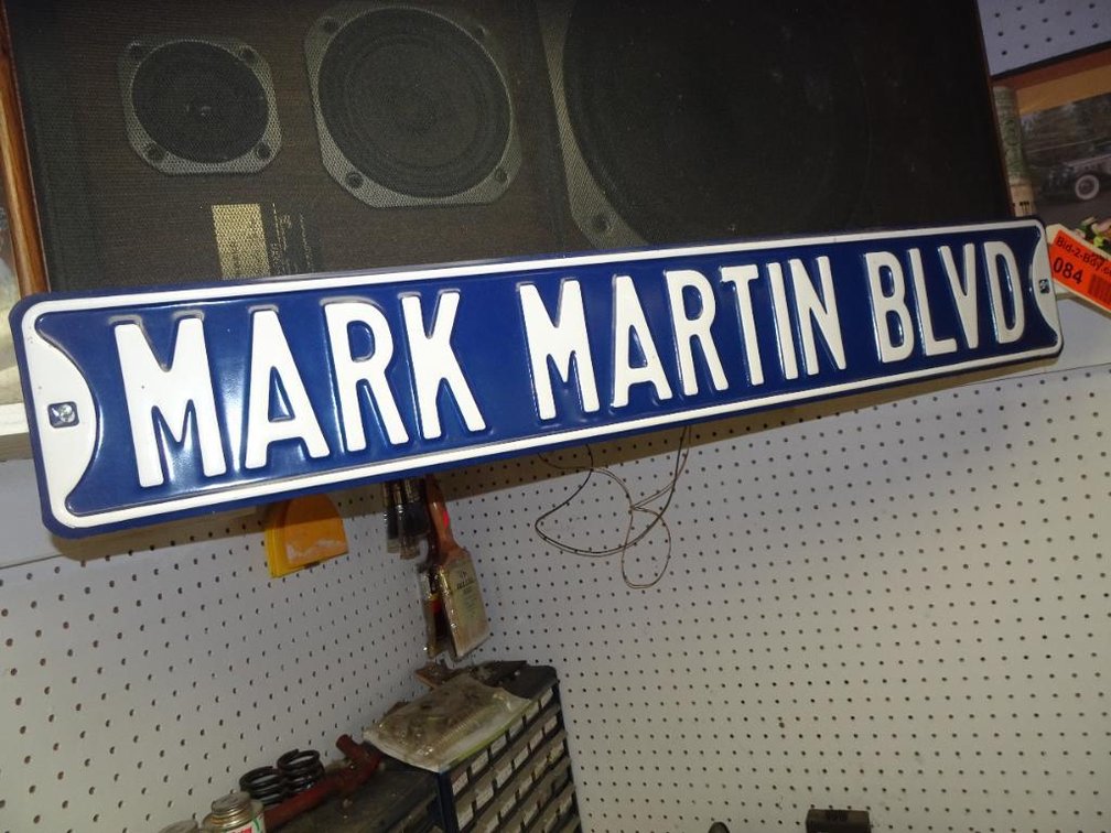 Mark Martin BLVD Street Sign