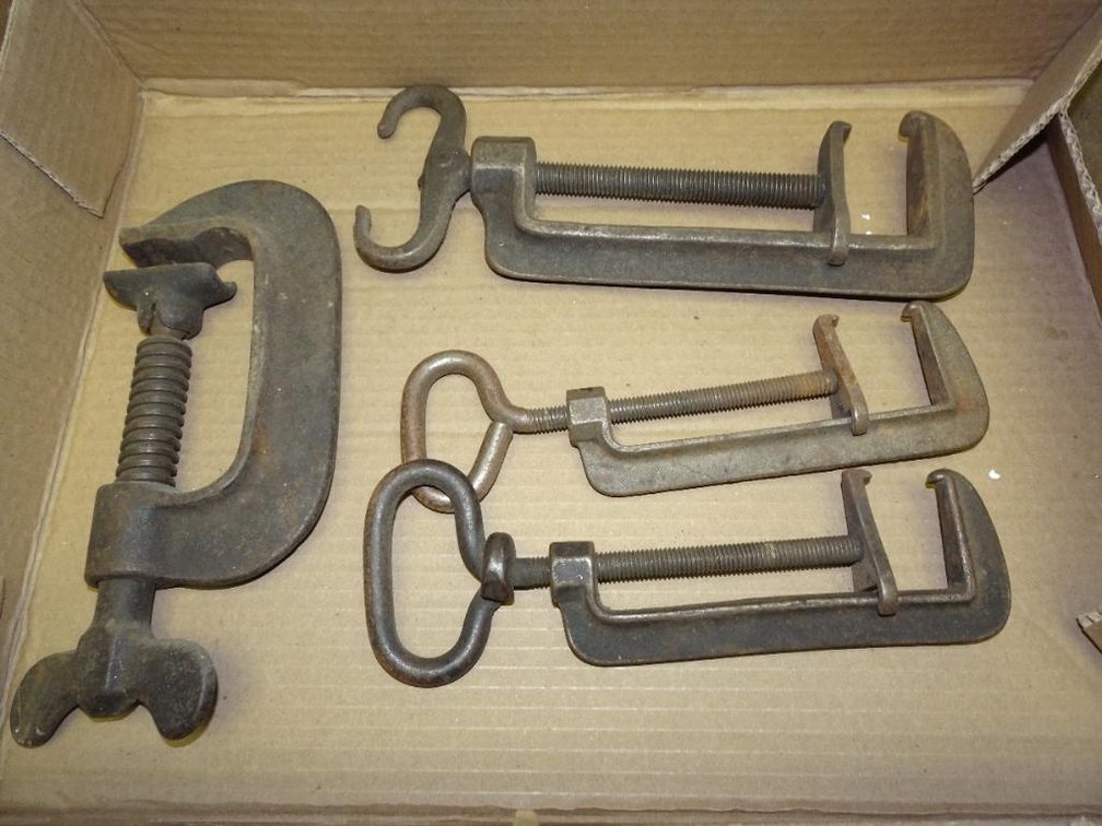 (4) Vintage Clamps