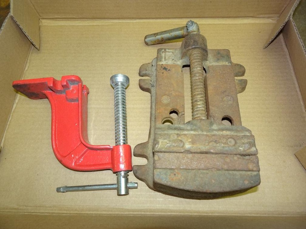 4" Machine Vise With 3" Hold Down Clamp