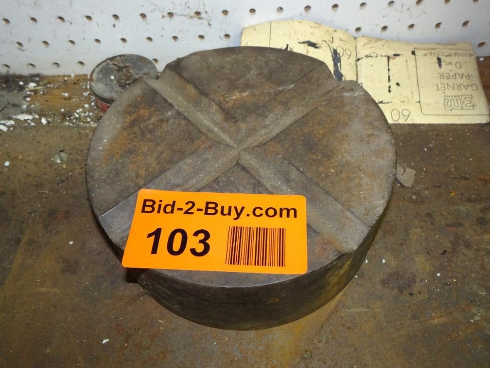 8" Diam. x 3" Thick Machine Part