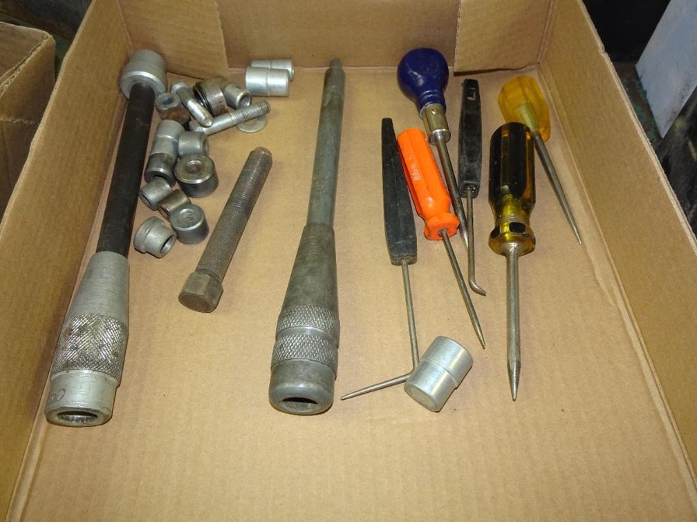 Box With Assorted Picks And Parts