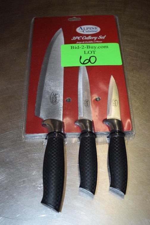 New Three Piece Alpine Cuisine Cutlery Set