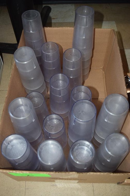 (54) Plastic Water Glasses