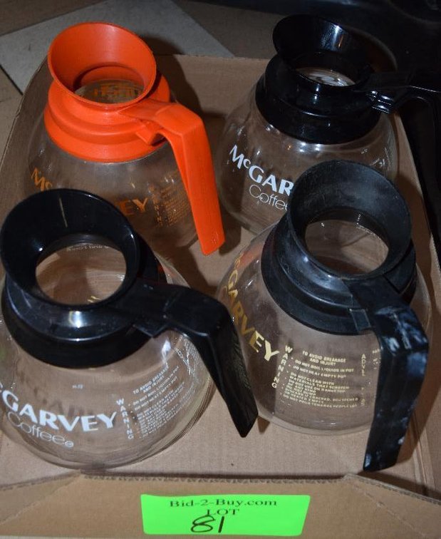 (4) Coffee Pots