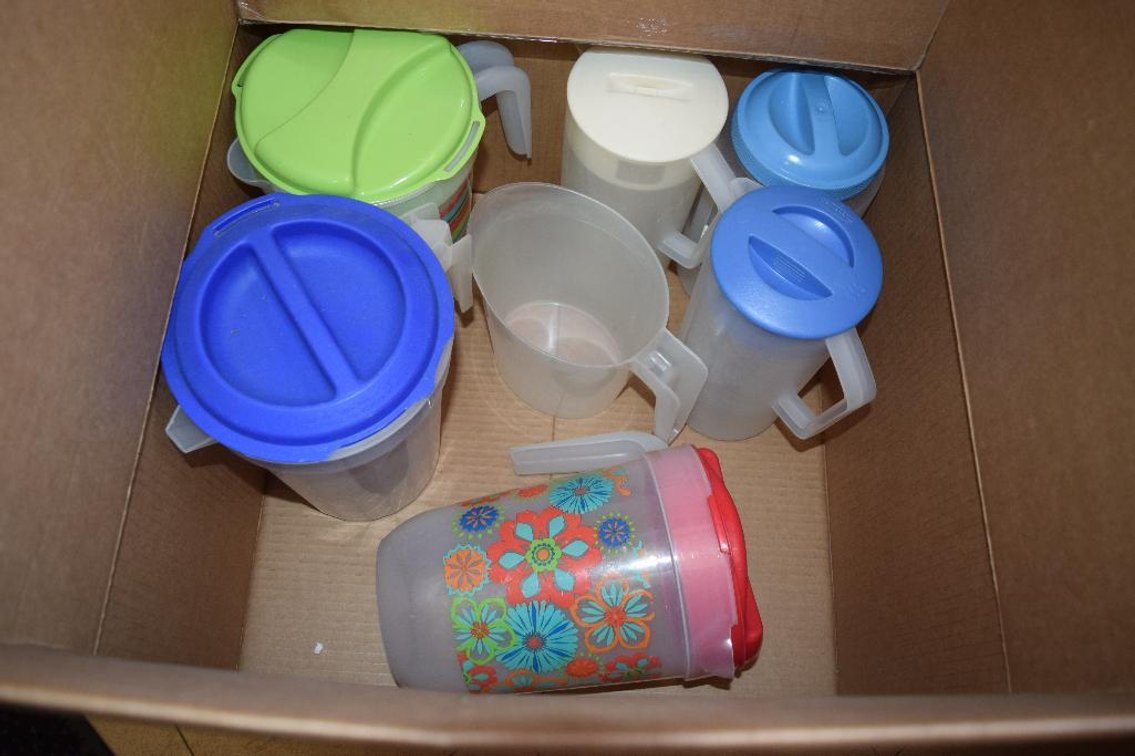 (7) Assorted Pitchers