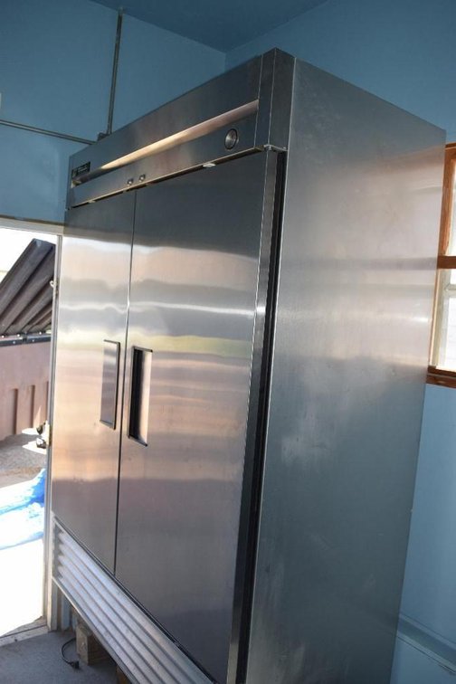 True Stainless Steel T-49 Commercial Double Door Refrigerator